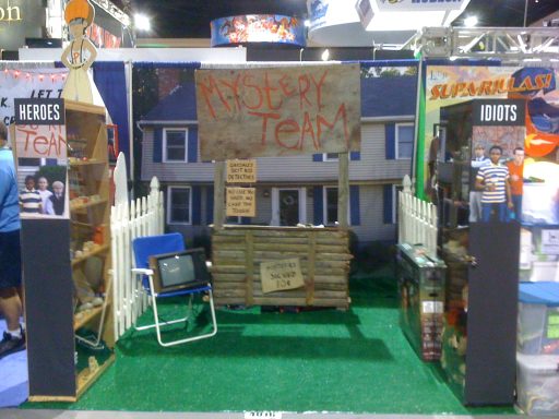 Mystery Team Booth